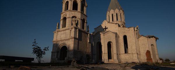 Собор Сурб Аменапркич Казанчецоц (Святого Христа Всеспасителя) в Шуши, Карабах Собор Сурб Аменапркич Казанчецоц (Святого Христа Всеспасителя) в Шуши, Карабах - Sputnik Армения