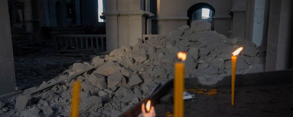 Собор Сурб Аменапркич Казанчецоц (Святого Христа Всеспасителя) в Шуши, Карабах Собор Сурб Аменапркич Казанчецоц (Святого Христа Всеспасителя) в Шуши, Карабах - Sputnik Армения