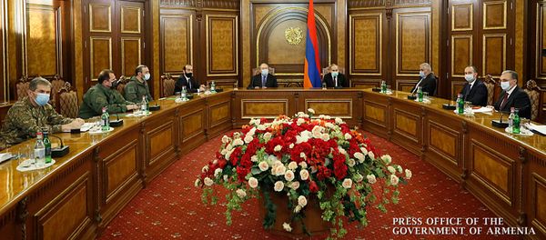 Внеочередное заседание Совета Безопасности Армении (14 октября 2020). Еревaн - Sputnik Արմենիա