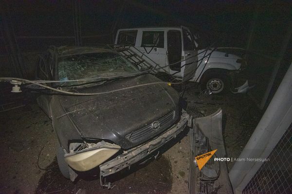 Минобороны обнародовало фото-и видеофакты обстрела больницы в Карабахе Минобороны обнародовало фото-и видеофакты обстрела больницы в Карабахе - Sputnik Армения