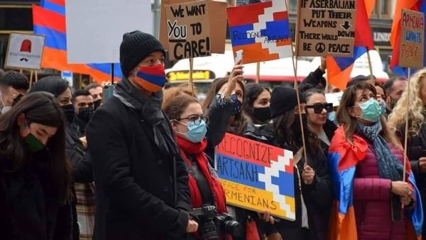 Армянские музыканты дали концерт в поддержку Карабаха в Вене (17 октября 2020). Австрия - Sputnik Արմենիա