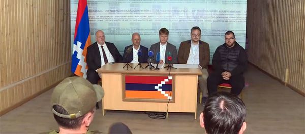 Брифинг депутатов Бундестага в Едином информационном центре (18 октября 2020). Карабах - Sputnik Արմենիա