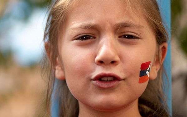 Акция протеста женщин из Карабаха у офиса ООН в Ереване (19 октября 2020). Ереван - Sputnik Армения