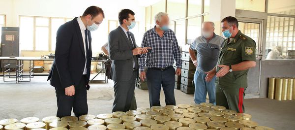 Визит министра БТА Республики Армения Акопа Аршакяна на предприятия оборонно-промышленного комплекса (21 октября 2020). Ереван - Sputnik Армения