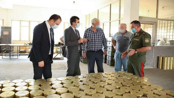 Визит министра БТА Республики Армения Акопа Аршакяна на предприятия оборонно-промышленного комплекса (21 октября 2020). Ереван - Sputnik Армения