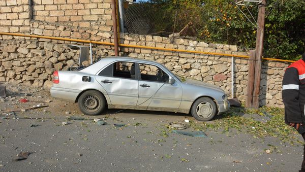 Последствия утренних обстрелов мирных населенных пунктов НКР ВС Азербайджана (29 октября 2020). Карабах - Sputnik Արմենիա