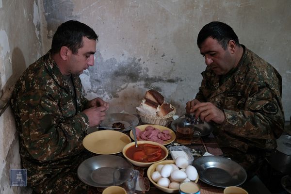 Военнослужащие Армии Обороны Карабаха Военнослужащие Армии Обороны Карабаха - Sputnik Армения