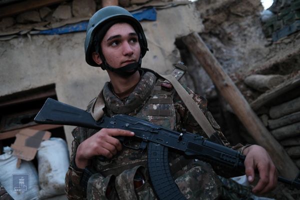 Военнослужащий Армии Обороны Карабаха Военнослужащий Армии Обороны Карабаха - Sputnik Армения