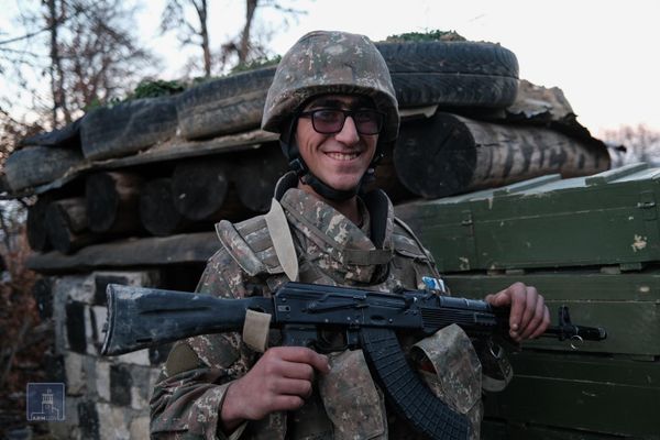 Военнослужащий Армии Обороны Карабаха Военнослужащий Армии Обороны Карабаха - Sputnik Армения