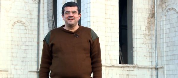 Президент Карабаха Араик Арутюнян обращается к армянскому народу (29 октября 2020). Шуши Президент Карабаха Араик Арутюнян обращается к армянскому народу (29 октября 2020). Шуши - Sputnik Армения