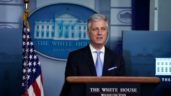 Советник по национальной безопасности США Роберт К. О'Брайен выступает на пресс-конференции в Белом доме (4 сентября 2020). Вашингтон - Sputnik Армения