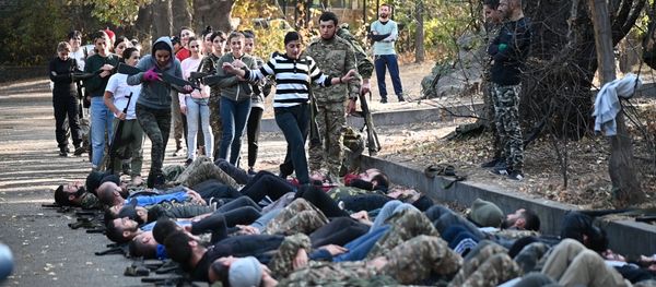 Рядовые граждане учатся искусству выживания в Ереване   - Sputnik Армения