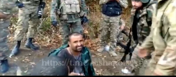 Полное видео задержания сирийского боевика в Арцахе со звуком - Sputnik Արմենիա
