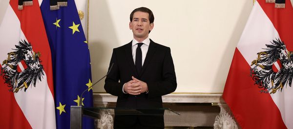 Канцлер Австрии Себастьян Курц проводит пресс-конференцию после перестрелки в Вене (3 ноября 2020). Австрия - Sputnik Армения