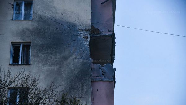 Последствия обстрела Шуши силами ВС Азербайджана (3 ноября 2020). Карабах Последствия обстрела Шуши силами ВС Азербайджана (3 ноября 2020). Карабах - Sputnik Армения