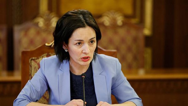 Замминистра ОНКС Жанна Андреасян на на совещании по процессу организации выпускных экзаменов (15 апреля 2020). Еревaн - Sputnik Արմենիա