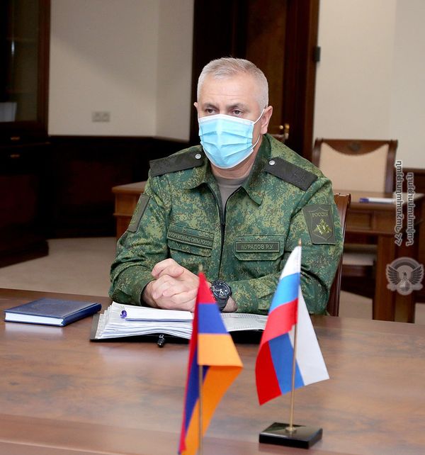 Դավիթ Տոնոյանն ընդունել է ռուս խաղաղապահների հրամանատարին. լուսանկարներ - Sputnik Արմենիա