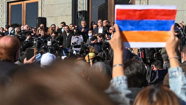 Ситуация на площади Свободы (11 ноября 2020). Еревaн - Sputnik Армения