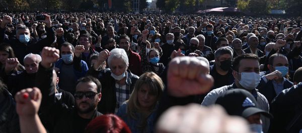 Ситуация на площади Свободы (11 ноября 2020). Еревaн Ситуация на площади Свободы (11 ноября 2020). Еревaн - Sputnik Արմենիա