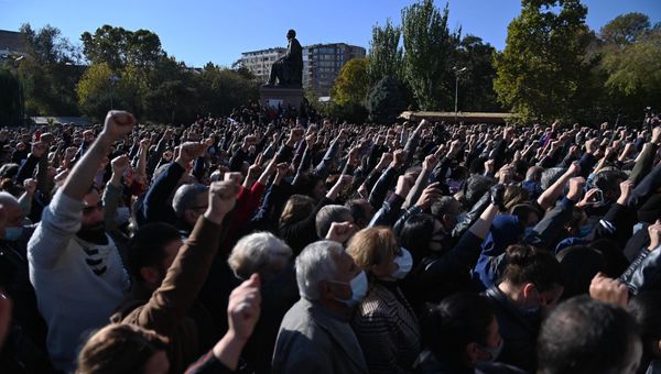Ситуация на площади Свободы (11 ноября 2020). Еревaн - Sputnik Армения