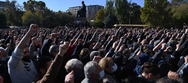 Ситуация на площади Свободы (11 ноября 2020). Еревaн - Sputnik Արմենիա