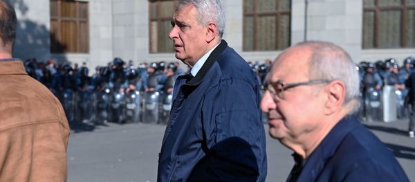 Ситуация на площади Свободы (11 ноября 2020). Еревaн - Sputnik Армения