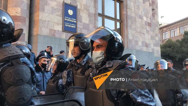 Ситуация на площади Свободы (11 ноября 2020). Еревaн - Sputnik Армения