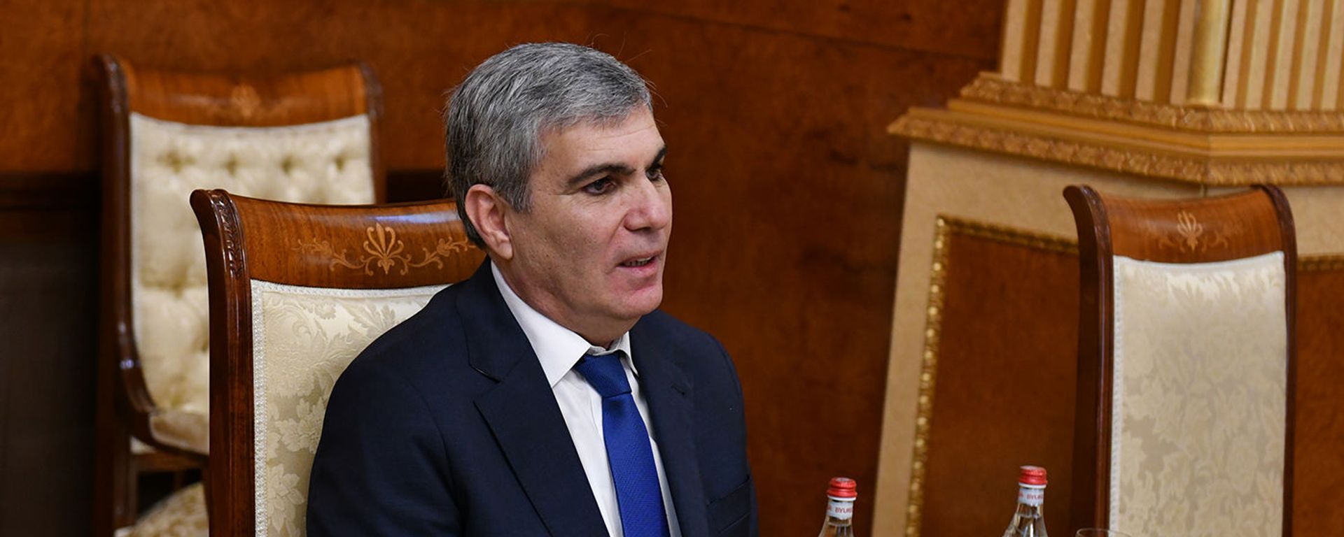 Лидер партии Республика Арам Саркисян на встрече с президентом Армении (11 ноября 2020). Еревaн - Sputnik Արմենիա, 1920, 26.08.2021