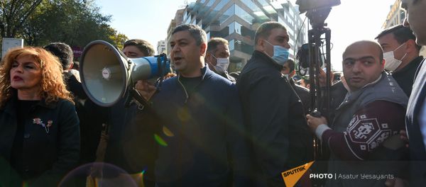Ситуация на площади Свободы (11 ноября 2020). Еревaн - Sputnik Армения