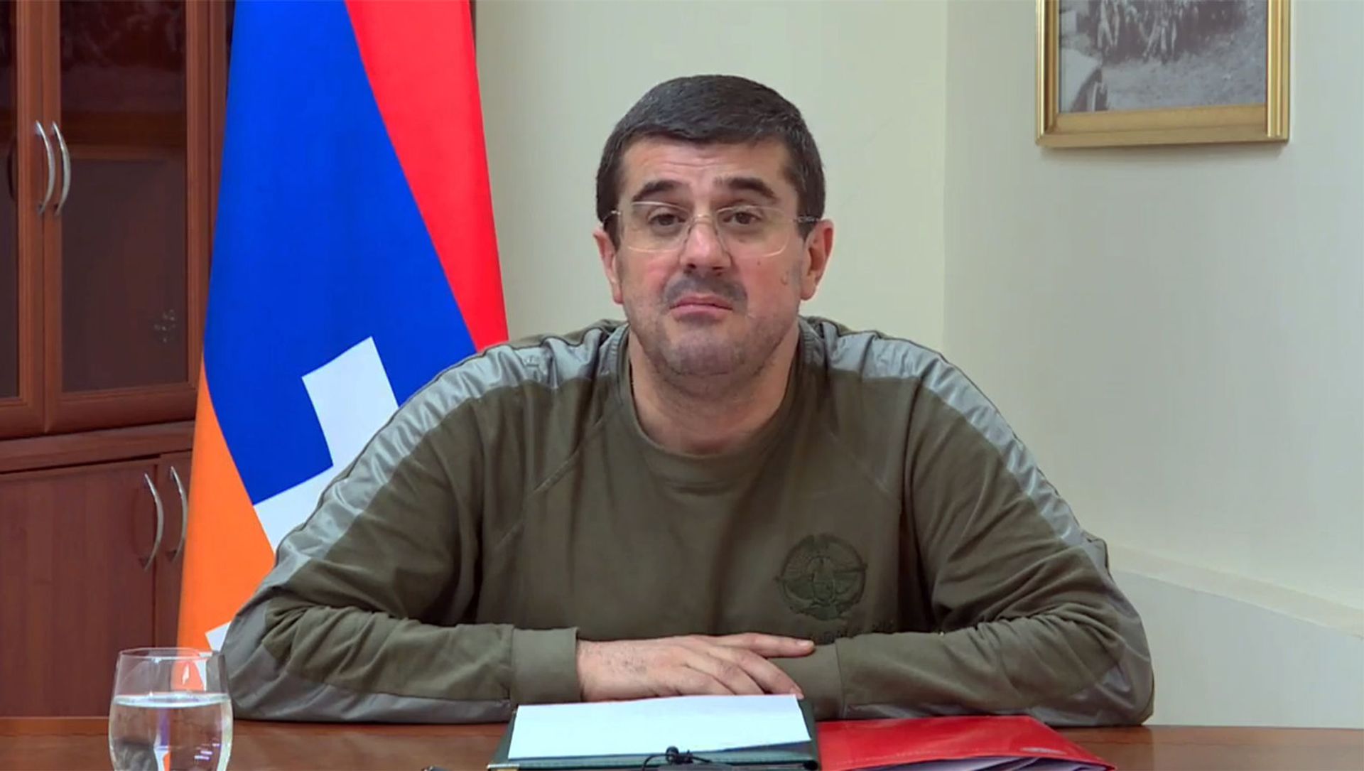 Президент Карабаха Араик Арутюнян в прямом эфире обратился к гражданам Карабаха (11 ноября 2020). Карабах - Sputnik Արմենիա, 1920, 07.02.2021