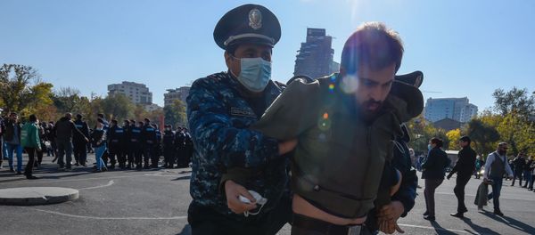 Ситуация на площади Свободы (11 ноября 2020). Еревaн Ситуация на площади Свободы (11 ноября 2020). Еревaн - Sputnik Արմենիա