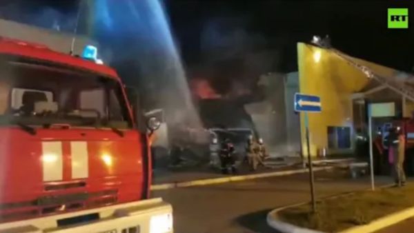 Пожар в ТЦ «М5 Молл» в Рязани - Sputnik Армения