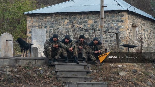 Армянские военнослужащие в Карвачаре - Sputnik Արմենիա
