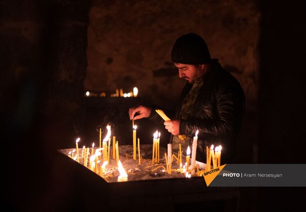 Монастырский комплекс Дадиванк перед вступлением в силу соглашения о передаче земель Монастырский комплекс Дадиванк перед вступлением в силу соглашения о передаче земель - Sputnik Армения