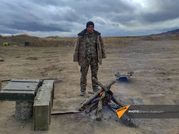 Аскеранское артиллерийское подразделение после прекращения военных действий - Sputnik Армения