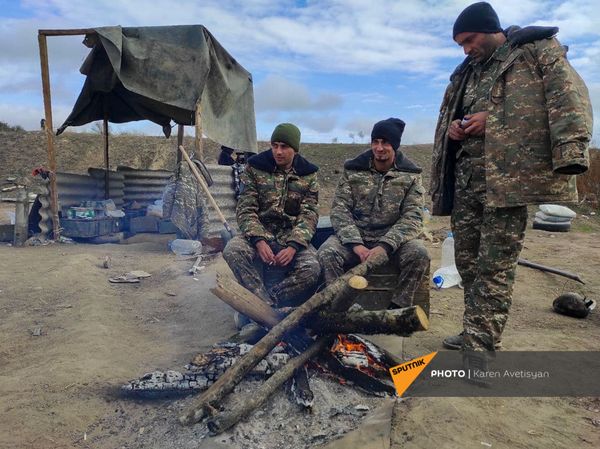 Аскеранское артиллерийское подразделение после прекращения военных действий - Sputnik Армения