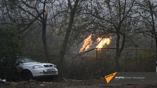 Дорога на подступе к Шуши после окончания военных действий (14 ноября 2020). Карабах - Sputnik Армения