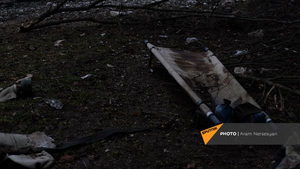 Дорога на подступе к Шуши после окончания военных действий (14 ноября 2020). Карабах Дорога на подступе к Шуши после окончания военных действий (14 ноября 2020). Карабах - Sputnik Армения