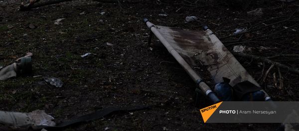 Дорога на подступе к Шуши после окончания военных действий (14 ноября 2020). Карабах Дорога на подступе к Шуши после окончания военных действий (14 ноября 2020). Карабах - Sputnik Армения