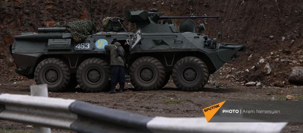 Дорога на подступе к Шуши после окончания военных действий (14 ноября 2020). Карабах Дорога на подступе к Шуши после окончания военных действий (14 ноября 2020). Карабах - Sputnik Армения