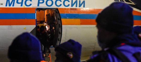 Спецборт авиации МЧС России с аэромобильным госпиталем приземлился в Ереване (15 ноября 2020). Армения Спецборт авиации МЧС России с аэромобильным госпиталем приземлился в Ереване (15 ноября 2020). Армения - Sputnik Армения