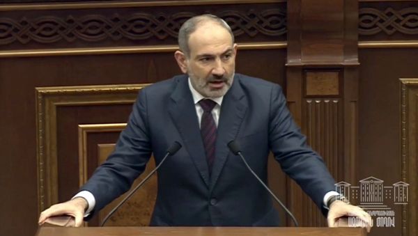 Выступление премьер-министра Никола Пашиняна в НС Армении (16 ноября 2020). Еревaн Выступление премьер-министра Никола Пашиняна в НС Армении (16 ноября 2020). Еревaн - Sputnik Армения