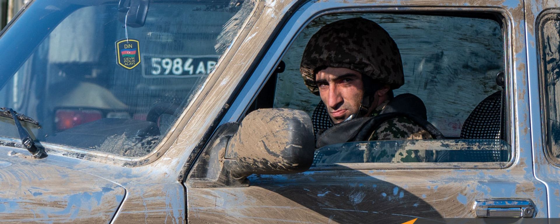 Блокпост российских миротворческих сил в Лачинском коридоре (17 ноября 2020). Карабах - Sputnik Армения, 1920, 05.03.2021