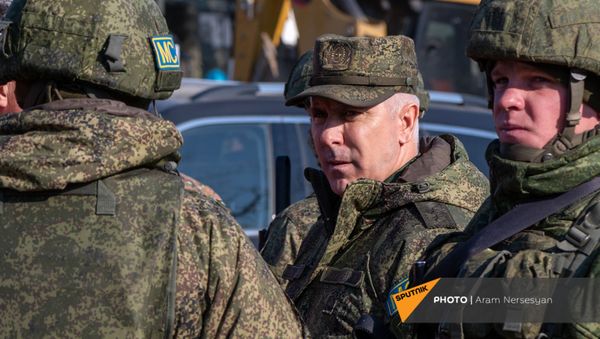 Блокпост российских миротворческих сил в Лачинском коридоре (17 ноября 2020). Карабах - Sputnik Արմենիա
