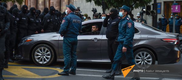 Акция протеста на площади Республики против действующего правительства (20 ноября 2020). Еревaн - Sputnik Արմենիա