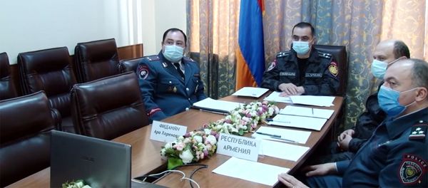 22-е Заседание координационного совета руководителей компетентных органов по противодействию незаконному обороту наркотиков стран - членов ОДКБ (20 ноября 2020). Еревaн - Sputnik Արմենիա