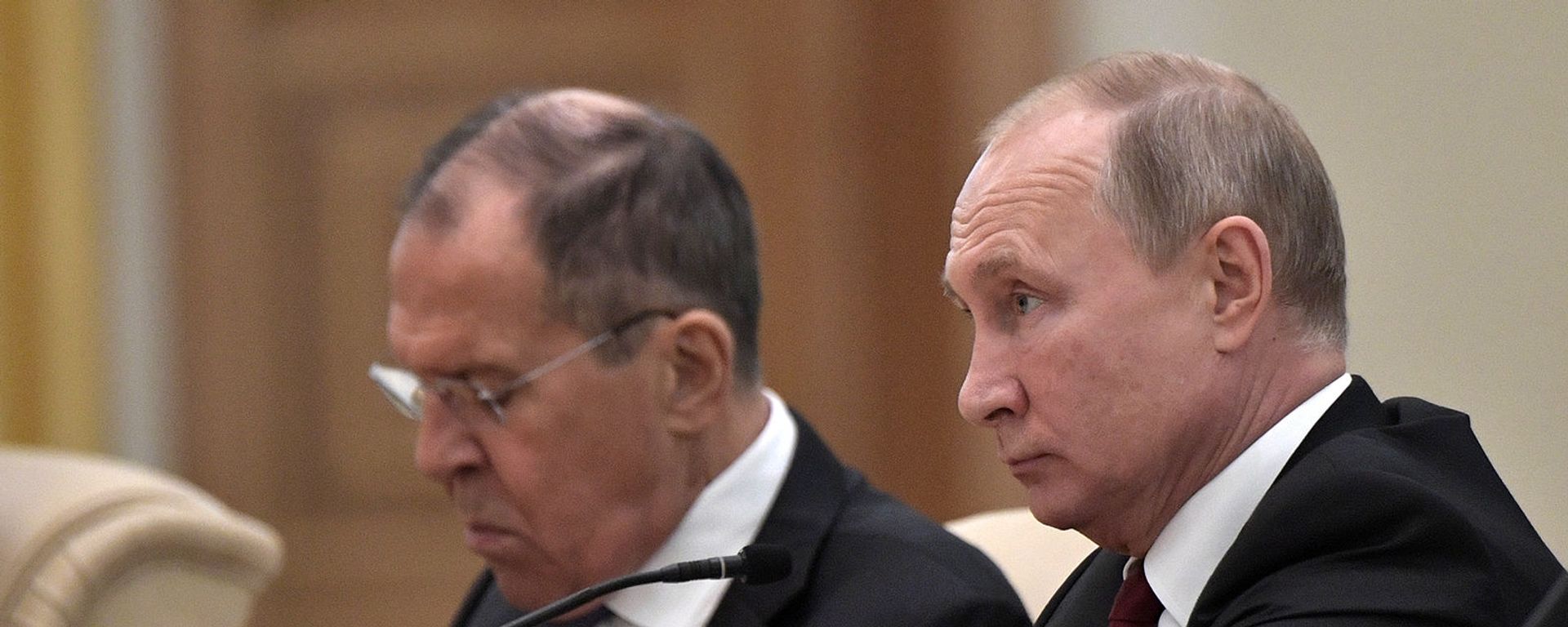 Սերգեյ Լավրովն ու Վլադիմիր Պուտինը - Sputnik Արմենիա, 1920, 14.01.2022