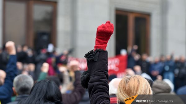 Митинг оппозиции на площади Свободы (21 ноября 2020). Еревaн - Sputnik Армения