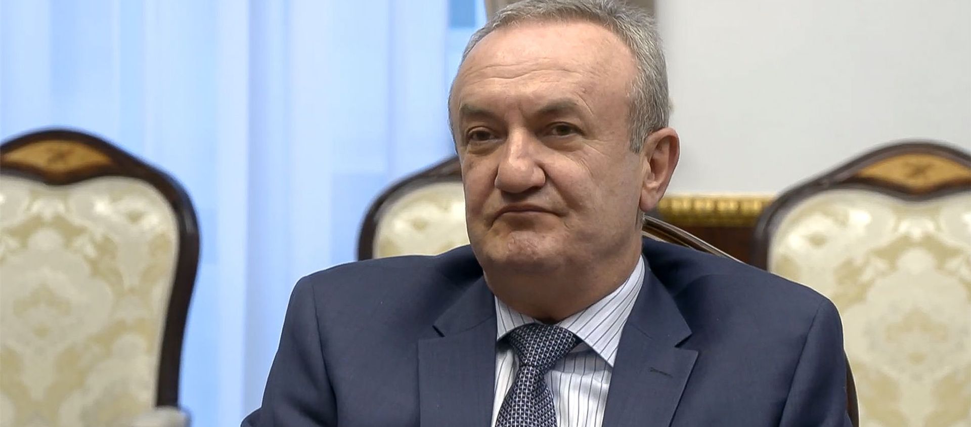 Декан факультета информатики и прикладной математики ЕГУ Ваграм Думанян во время встречи с президентом Армении (5 февраля 2020). Еревaн - Sputnik Արմենիա, 1920, 10.02.2021