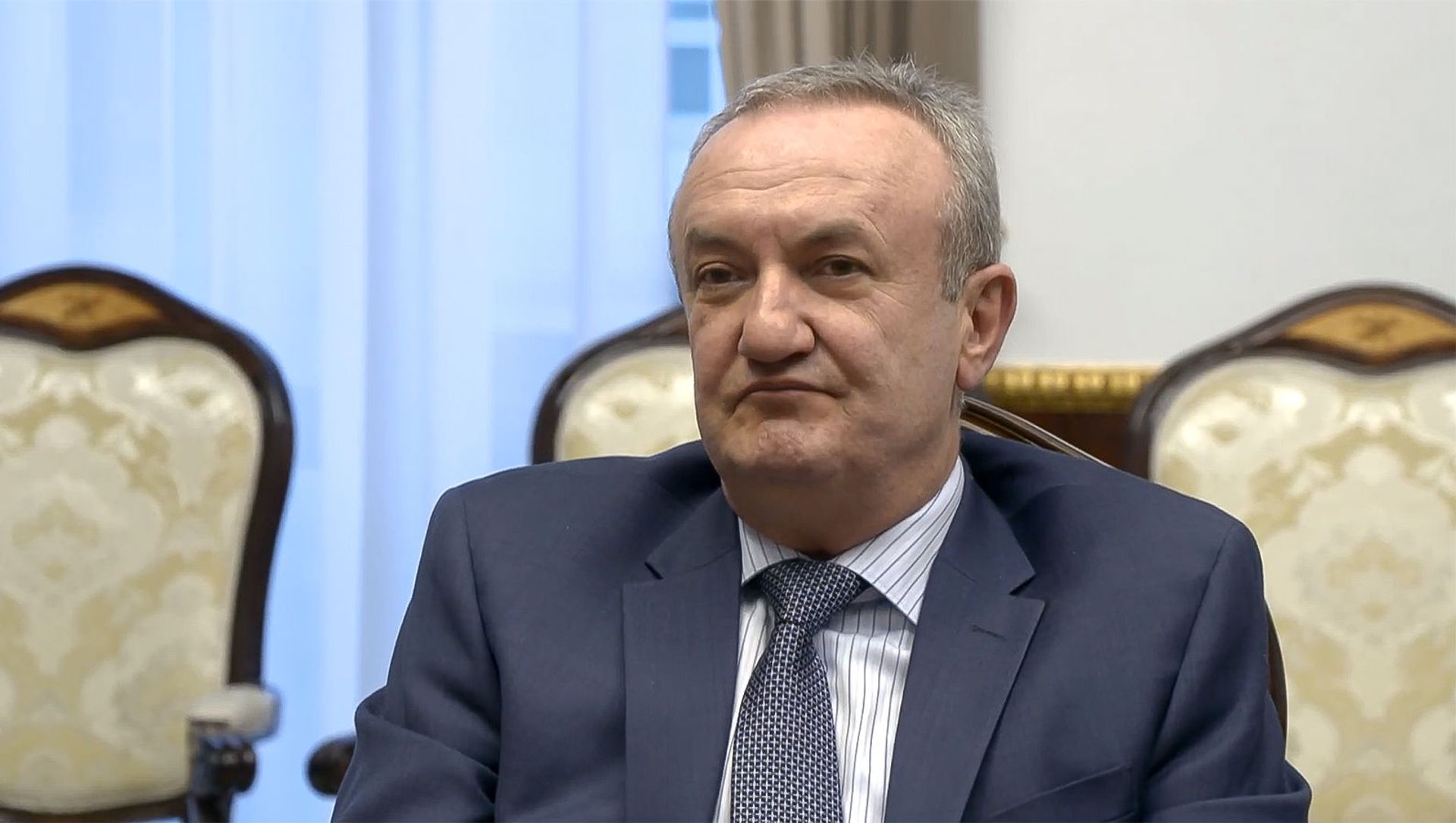 Декан факультета информатики и прикладной математики ЕГУ Ваграм Думанян во время встречи с президентом Армении (5 февраля 2020). Еревaн Декан факультета информатики и прикладной математики ЕГУ Ваграм Думанян во время встречи с президентом Армении (5 февраля 2020). Еревaн - Sputnik Արմենիա, 1920, 10.02.2021